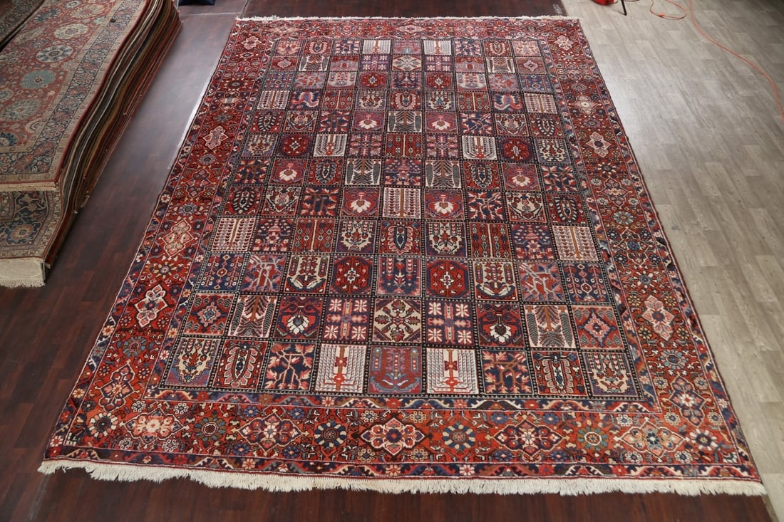 100% Vegetable Dye Antique Bakhtiari Persian Area Rug 12x16 - 2