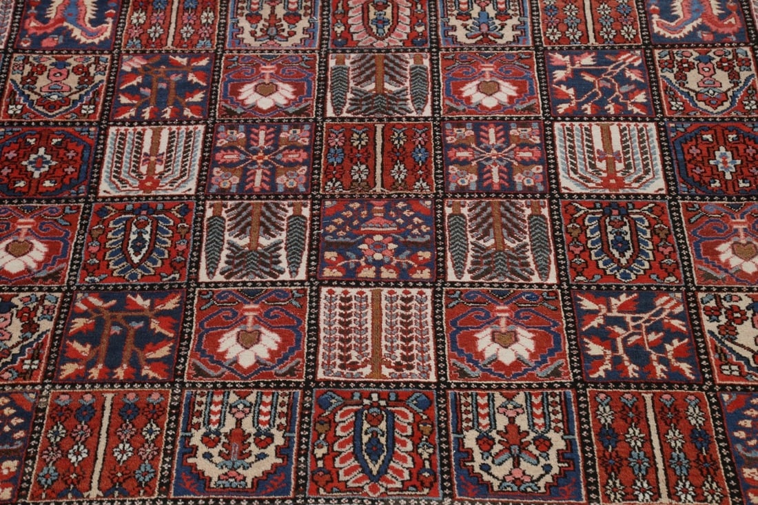 100% Vegetable Dye Antique Bakhtiari Persian Area Rug 12x16 - 4