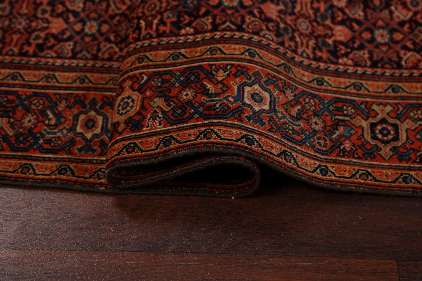 Pre-1900 Antique Vegetable Dye Sarouk Farahan Persian Area Rug 4x7 - 11