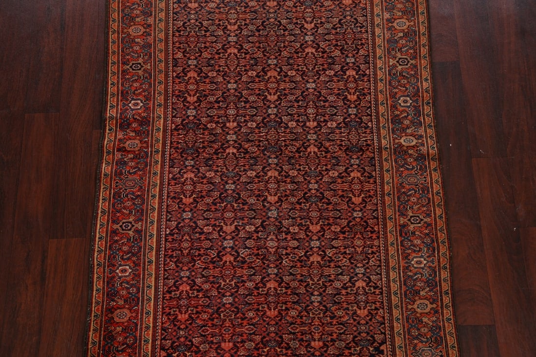 Pre-1900 Antique Vegetable Dye Sarouk Farahan Persian Area Rug 4x7 - 3