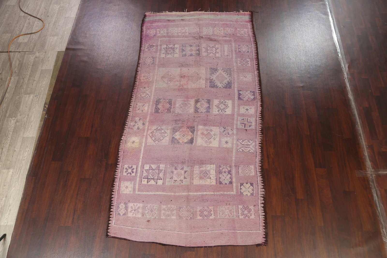 Antique Tribal Moroccan Oriental Area Rug 5x11 - 14