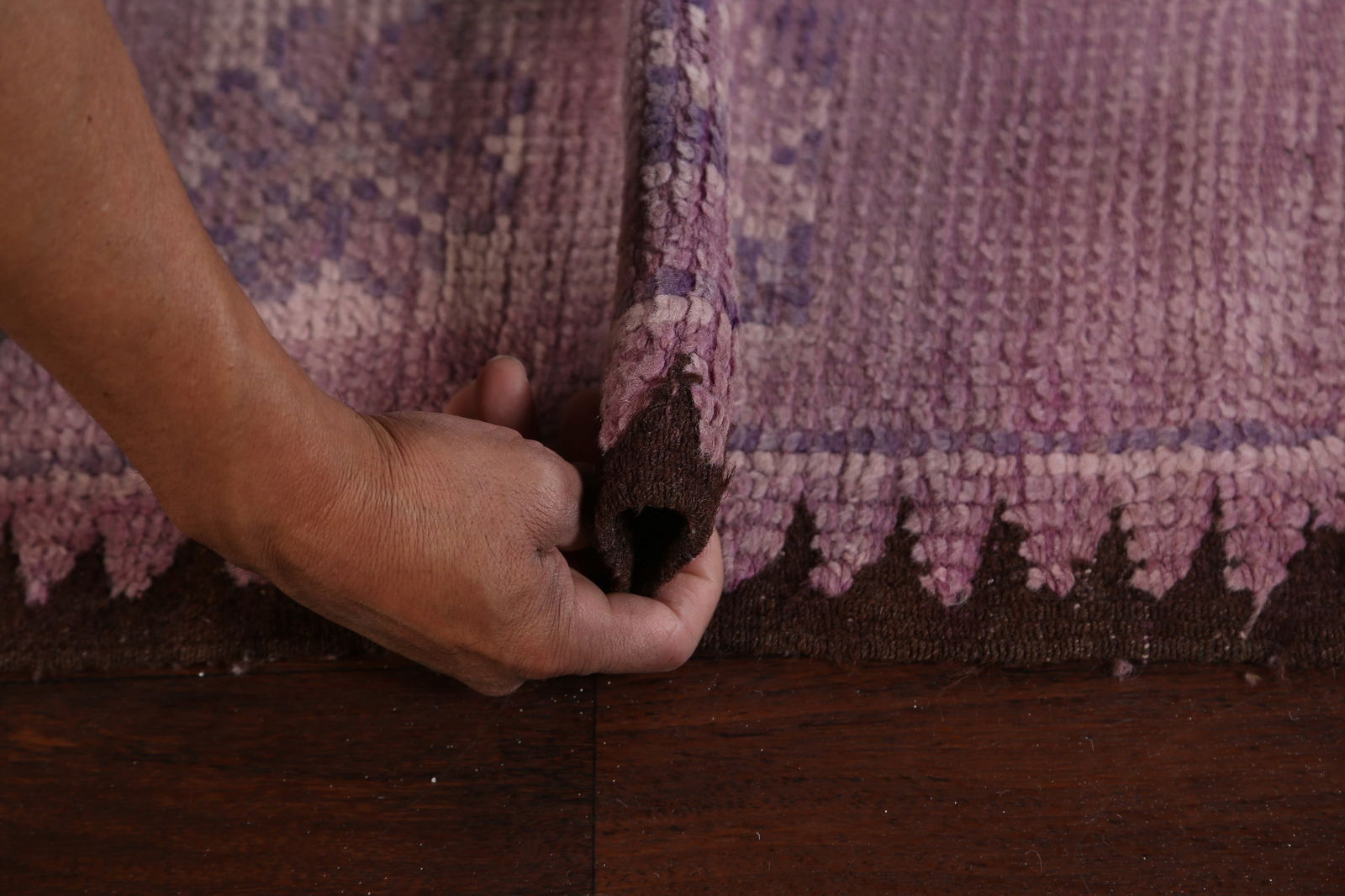 Antique Tribal Moroccan Oriental Area Rug 5x11 - 16