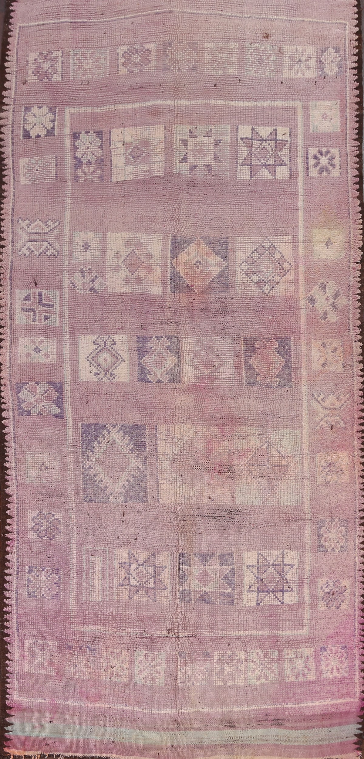 Antique Tribal Moroccan Oriental Area Rug 5x11: Title:Antique Tribal Moroccan Oriental Area Rug 5x11Origin:A Beautiful Genuine Morocco Moroccan rug is Hand Knotted by skillful weavers in Morocco with 100% Wool Material. This rug is in Very Good