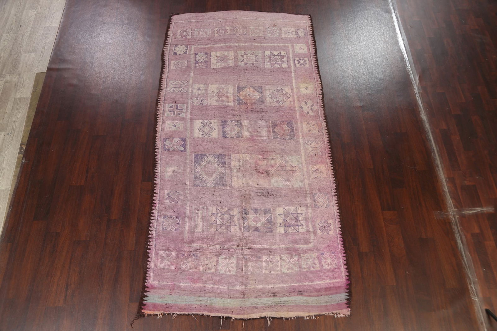 Antique Tribal Moroccan Oriental Area Rug 5x11 - 2