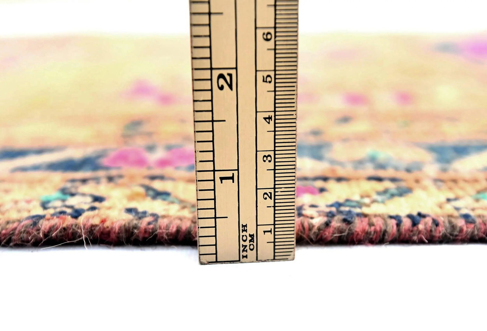 Vintage Muted Salmon Tribal 3'6X14'8 Meshkin Persian Runner Rug - 10