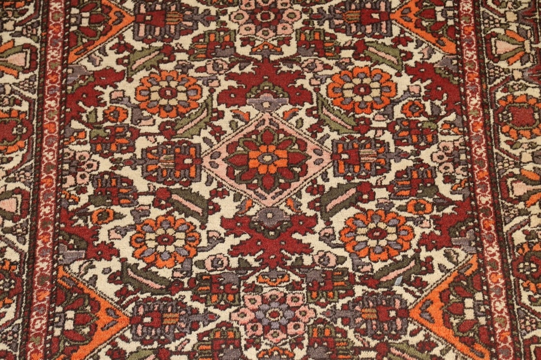 Antique Vegetable Dye Bakhtiari Persian Area Rug 5x10 - 4