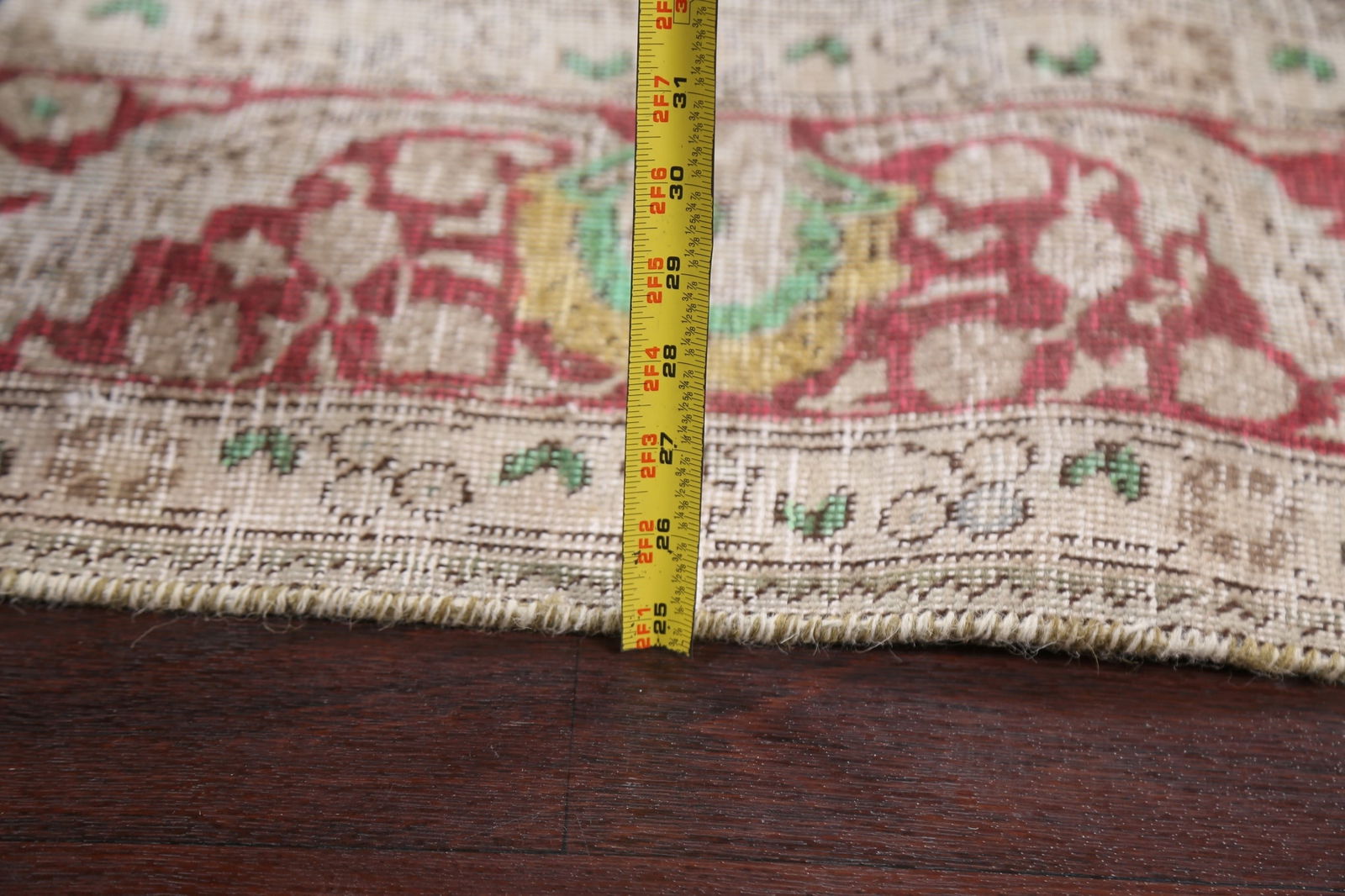 Antique Distressed Tabriz Persian Area Rug 6x10 - 19