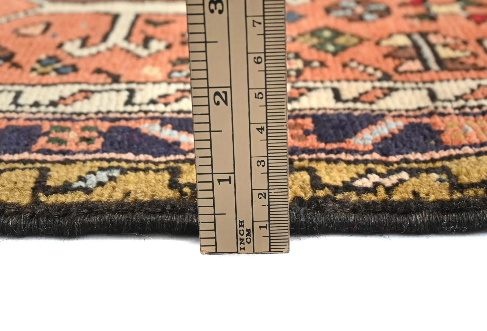 Vintage Tribal Reddish Orange 2'3 X 12'9 Karajeh Persian Runner Rug - 10