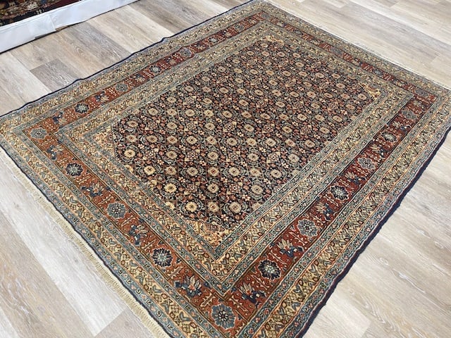 Antique malayer/ Senneh Rug-5148 - 6