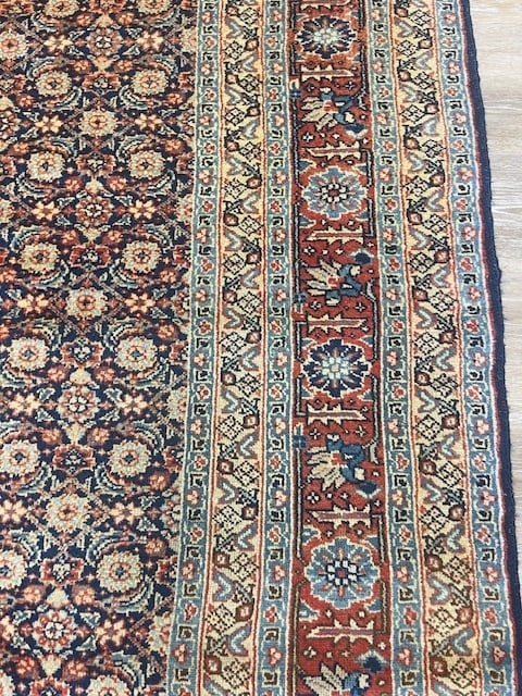 Antique malayer/ Senneh Rug-5148 - 7