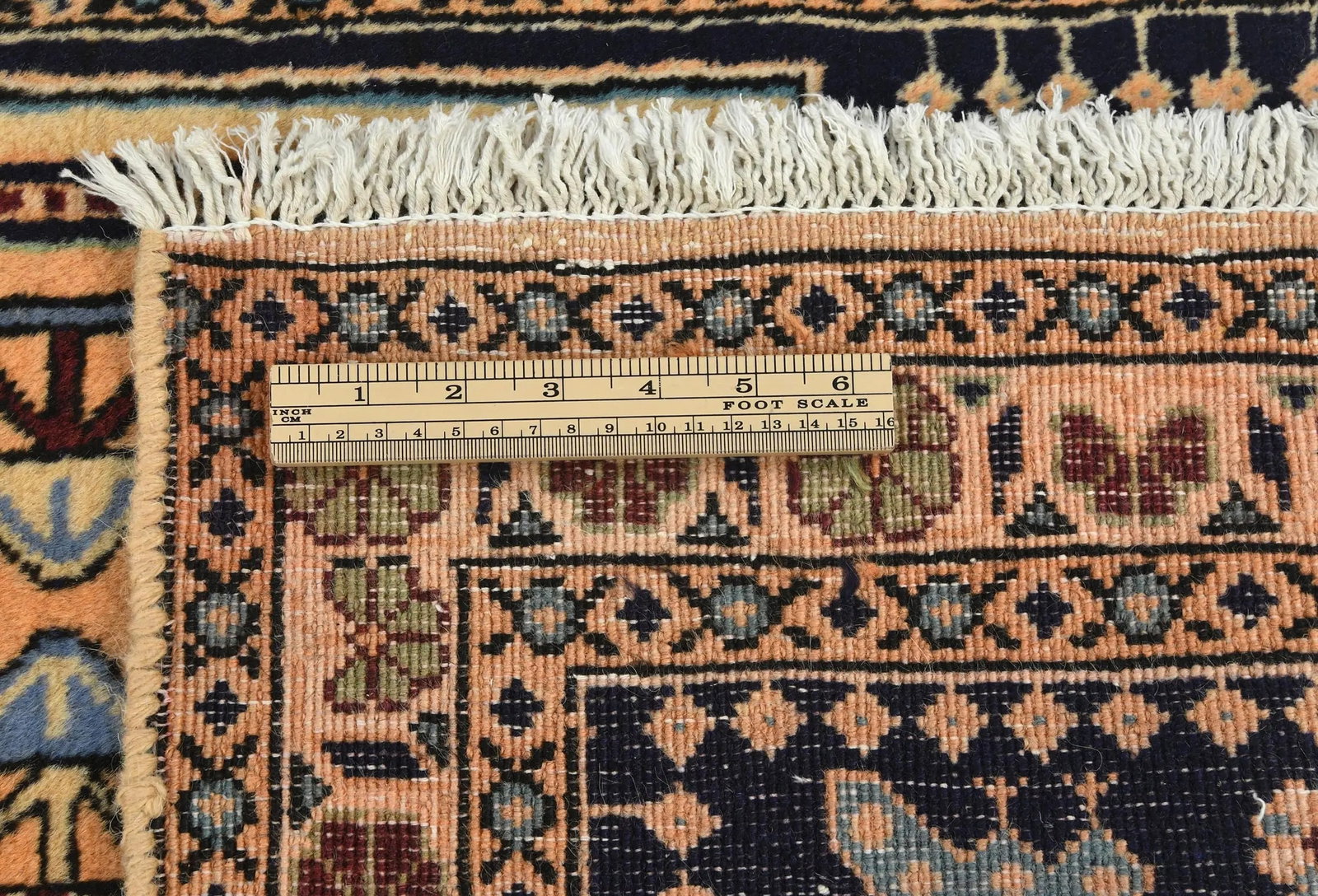 Vintage Beige Tribal 2X10 Ardabil Persian Runner Rug - 11
