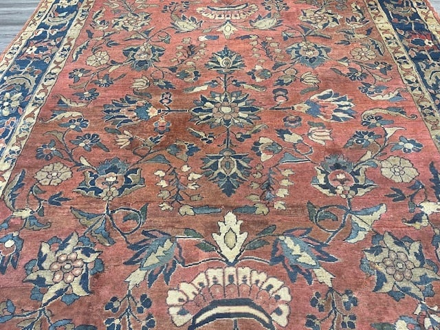 Antique Persian Mahal Rug-5267 - 6