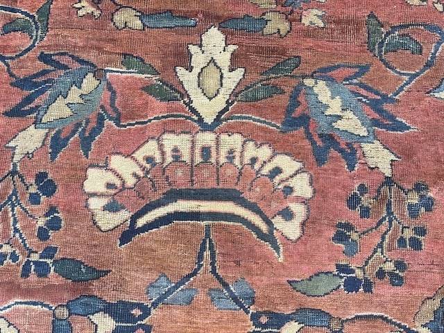 Antique Persian Mahal Rug-5267 - 7