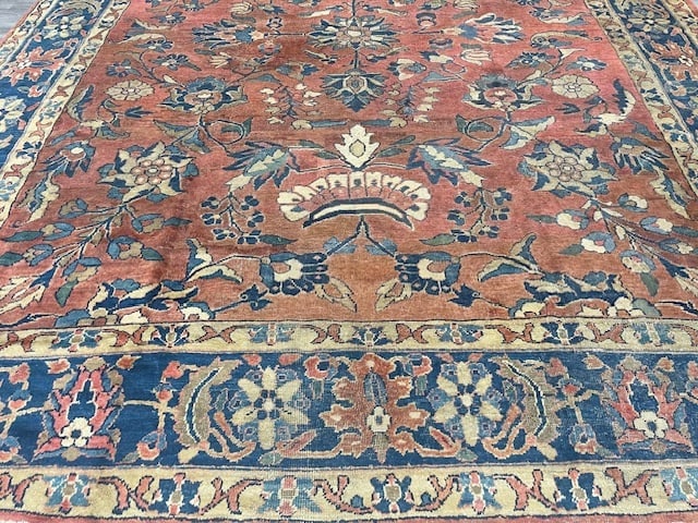 Antique Persian Mahal Rug-5267 - 8
