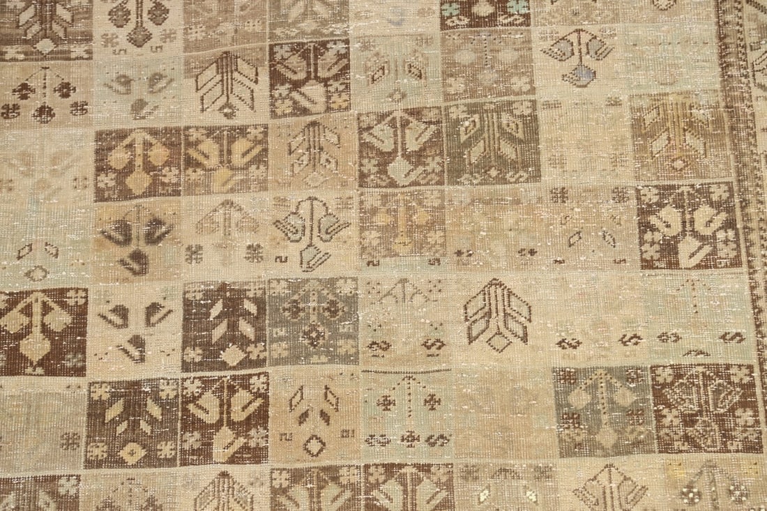 Antique Bakhtiari Persian Area Rug 5x8 - 4