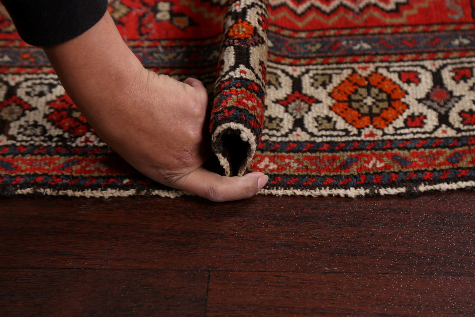 Antique Vegetable Dye Malayer Persian Runner Rug 3x11 - 16