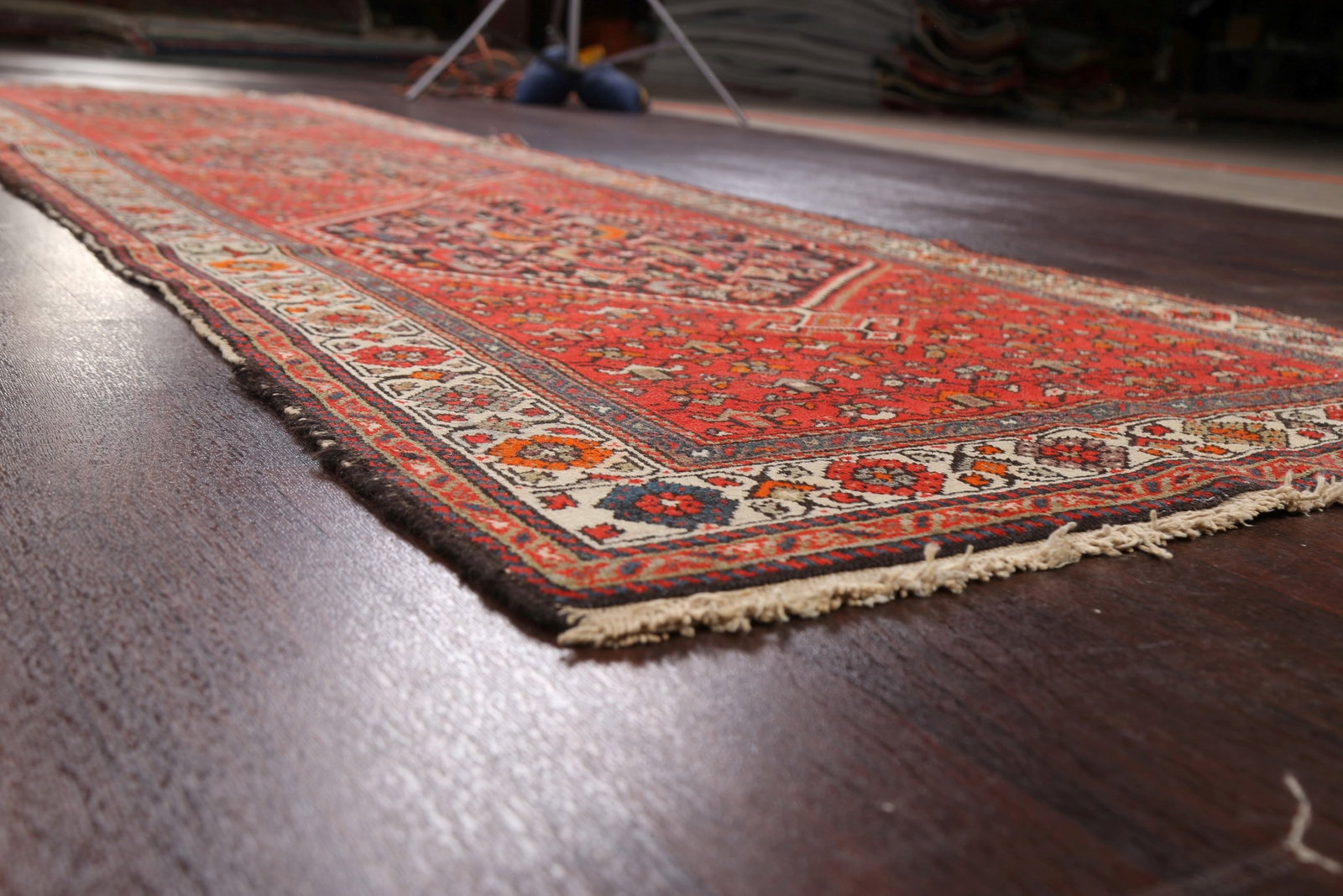 Antique Vegetable Dye Malayer Persian Runner Rug 3x11 - 6