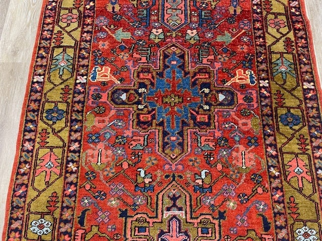 Antique Persian Heriz rug-5773 - 2