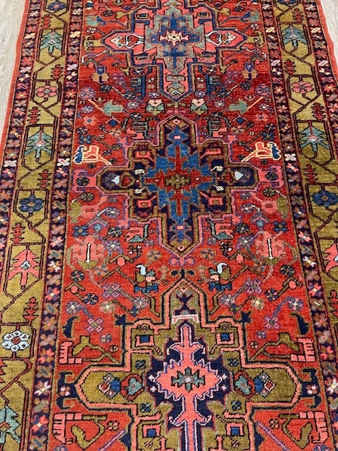 Antique Persian Heriz rug-5773 - 6