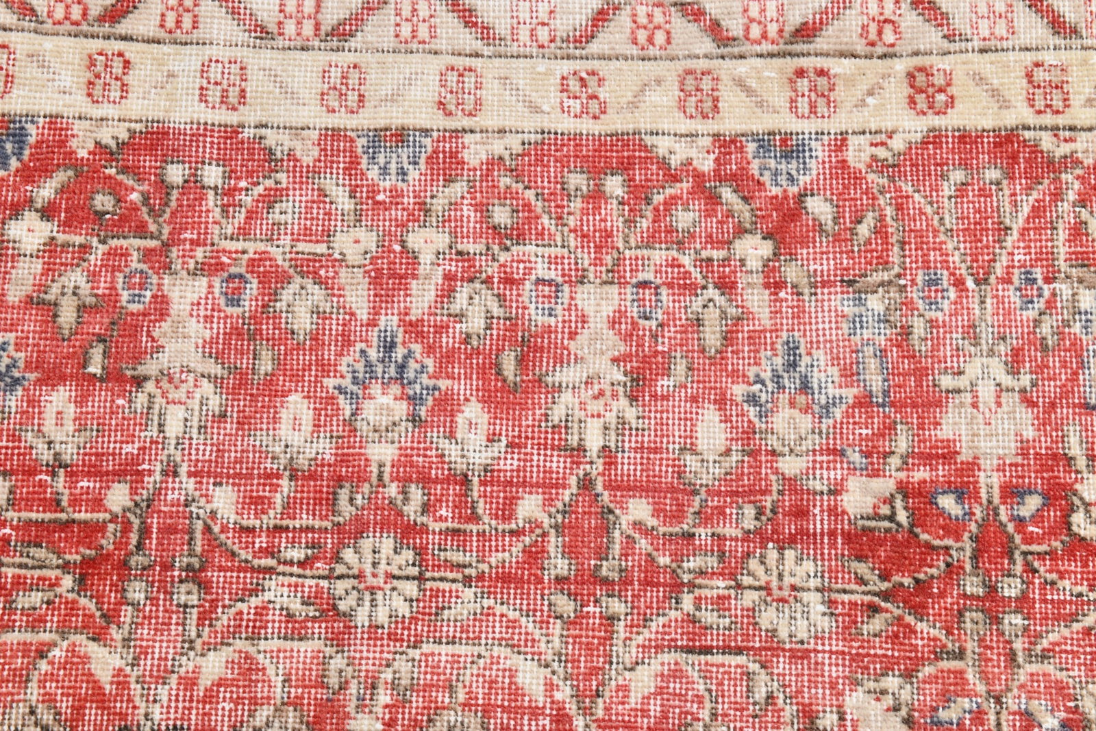 6'6'' x 9'10'' Handmade Vintage Wool Rug - 22280 - 10