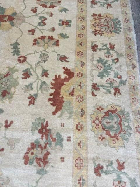 Fine Vintage Turkish Ushak Rug-4072 - 6
