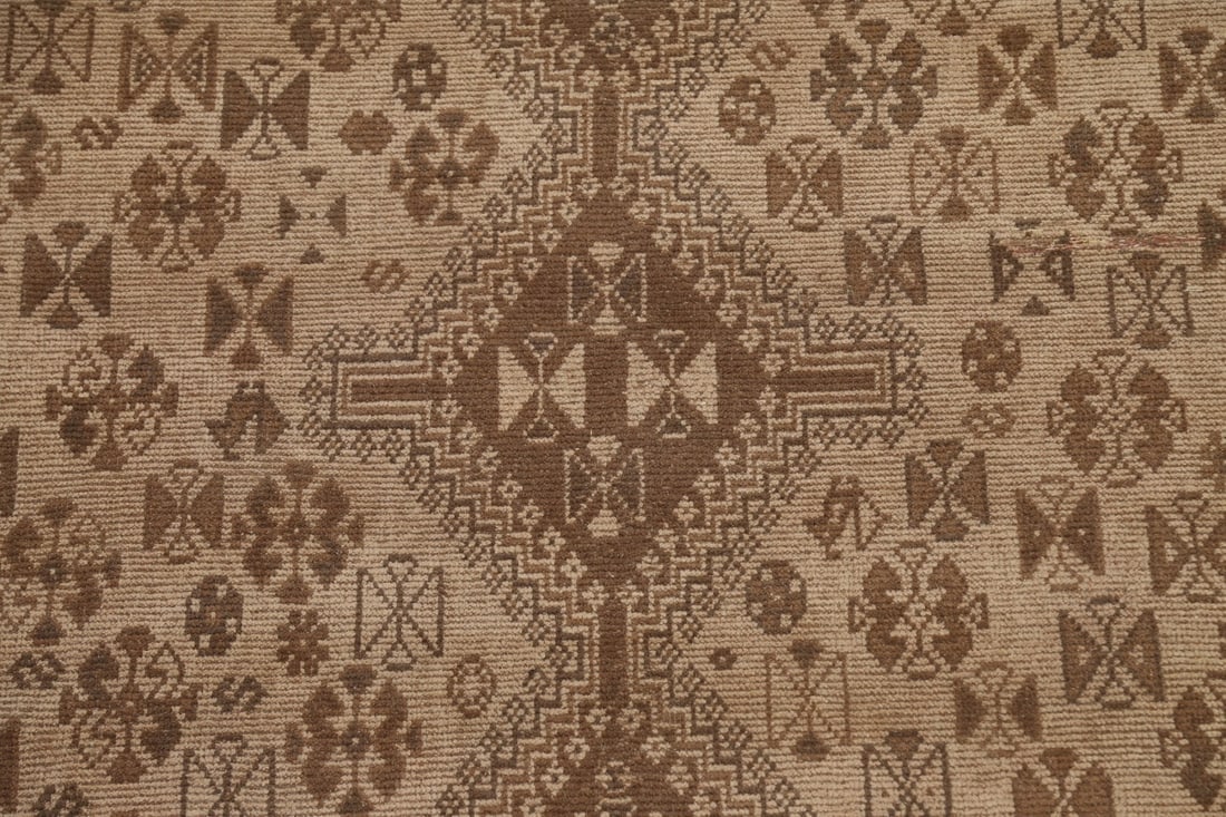 Antique Shiraz Wool Persian Area Rug 7x9 - 4