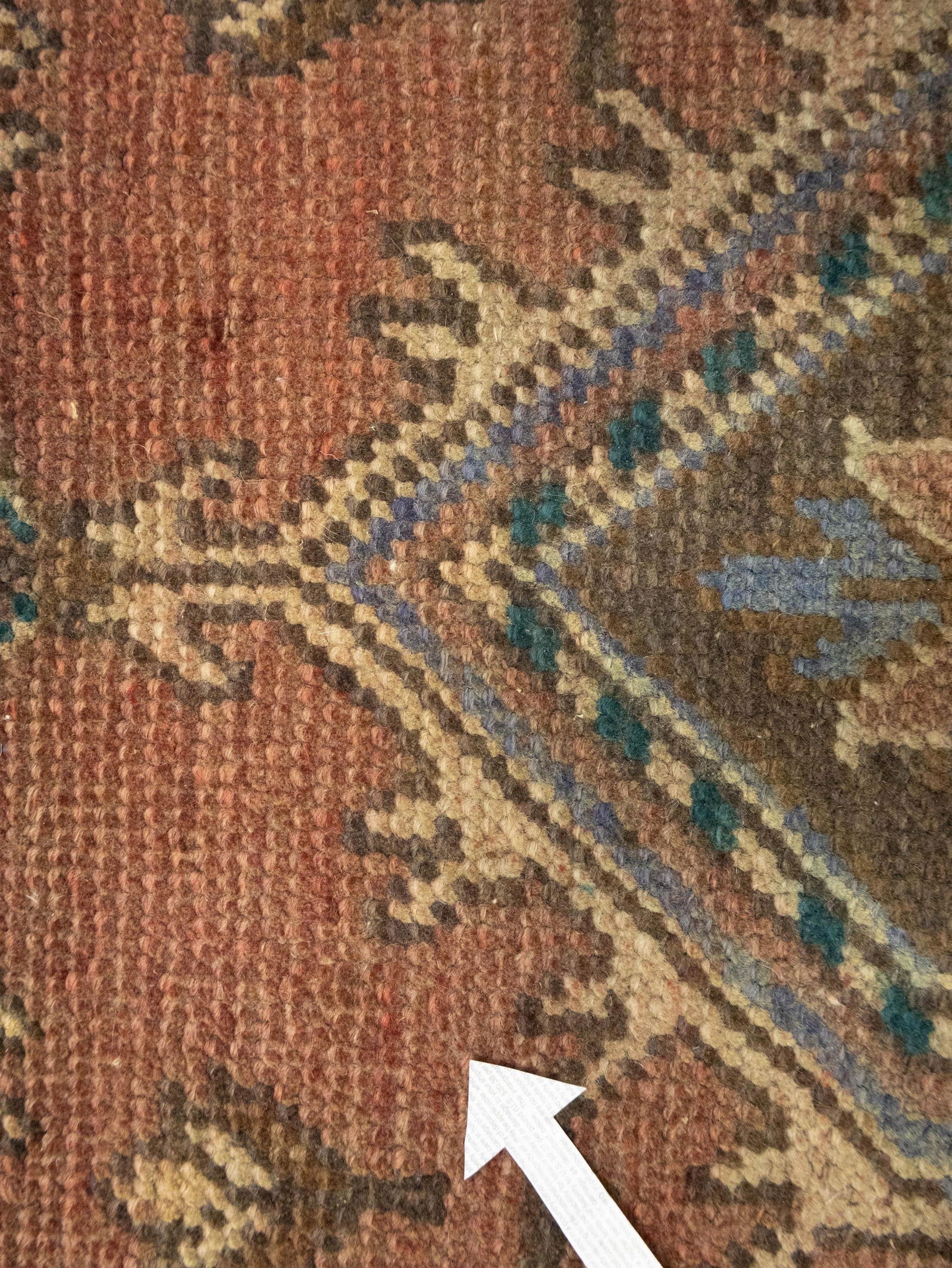 Semi Antique Rusty Red Tribal 3X12 Meshkin Persian Runner Rug - 12