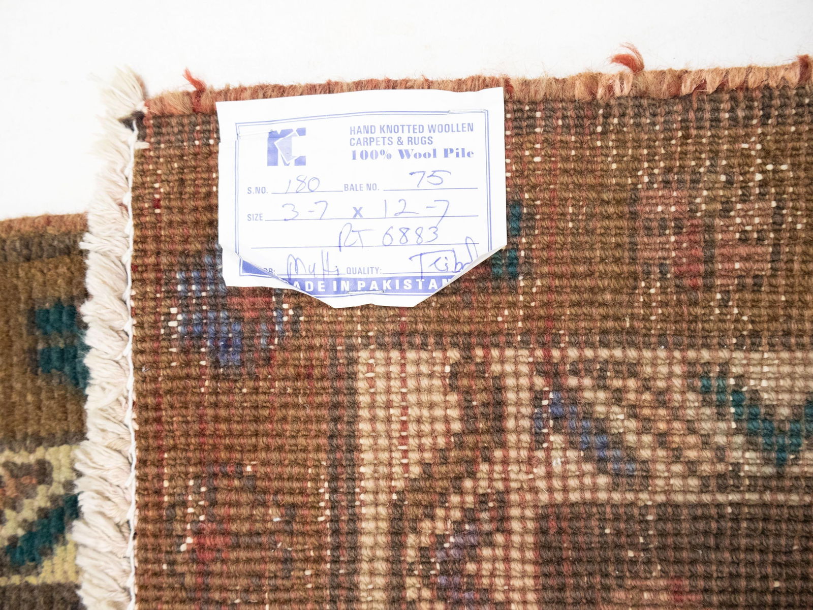 Semi Antique Rusty Red Tribal 3X12 Meshkin Persian Runner Rug - 16