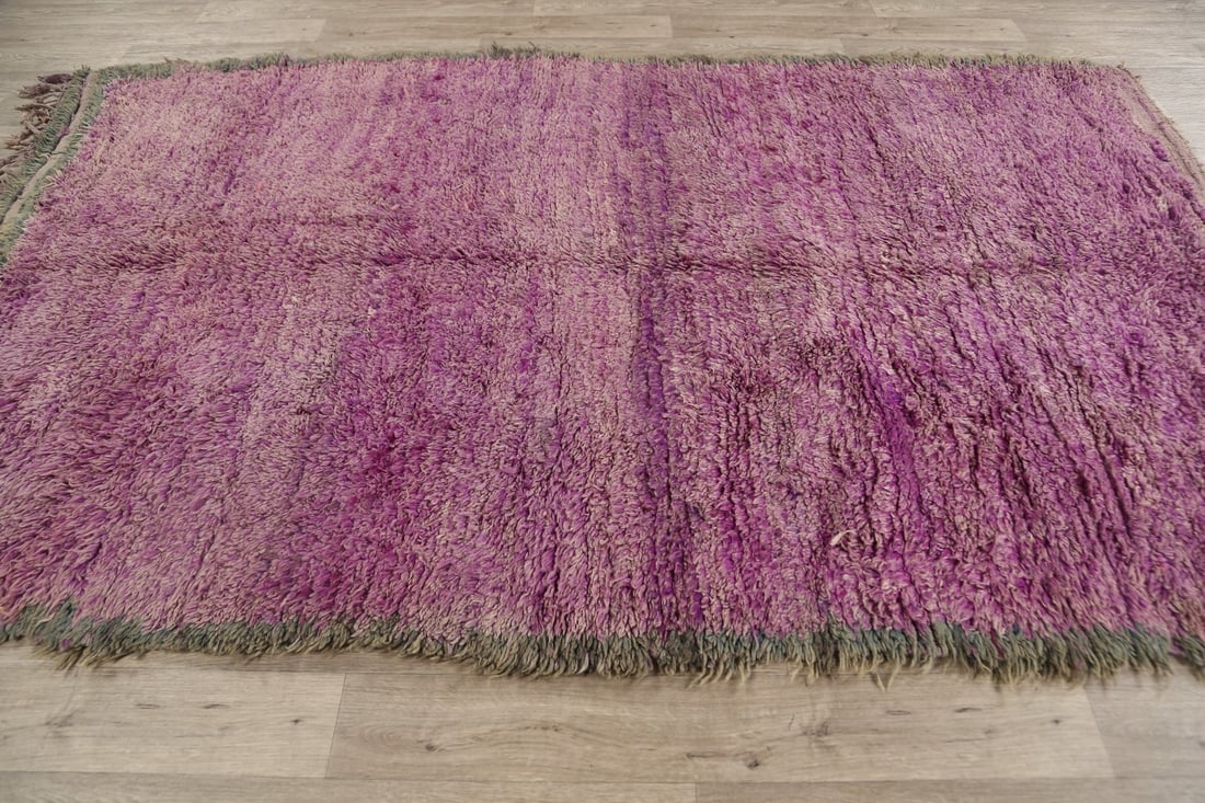 Antique Tribal Moroccan Oriental Area Rug 6x9 - 11