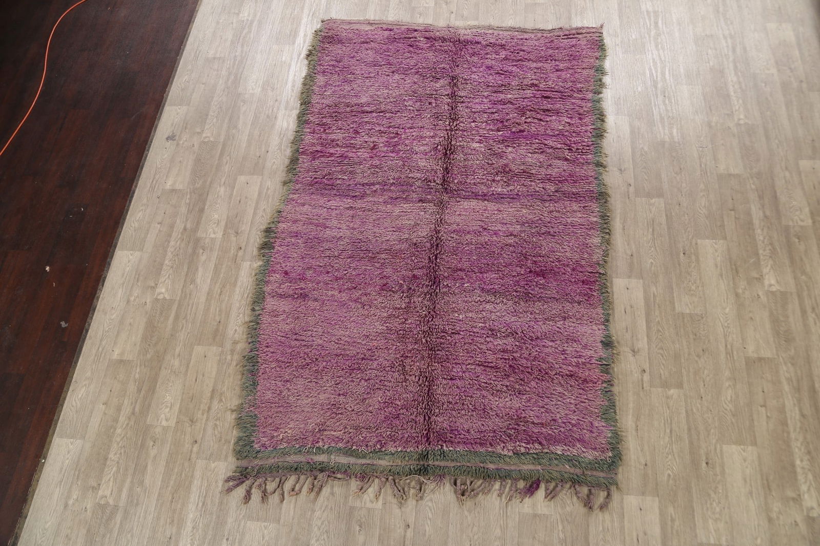 Antique Tribal Moroccan Oriental Area Rug 6x9 - 2