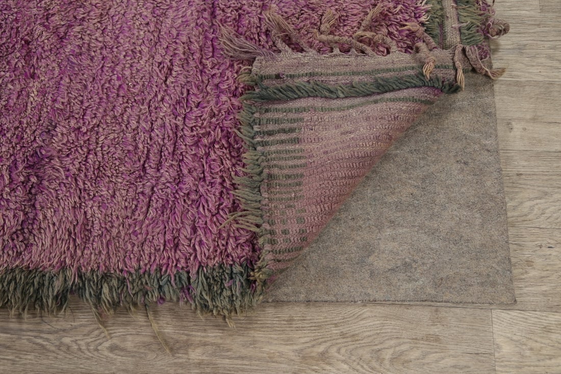 Antique Tribal Moroccan Oriental Area Rug 6x9 - 7