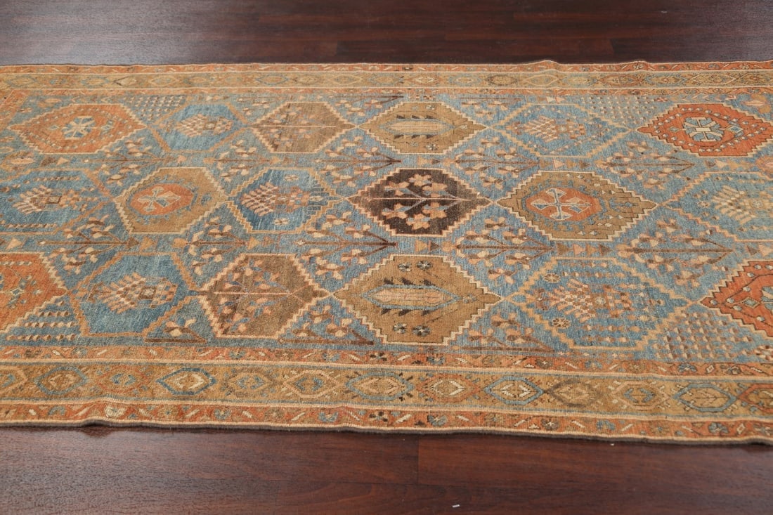 Antique Vegetable Dye Bakhtiari Persian Rug 5x10 - 12