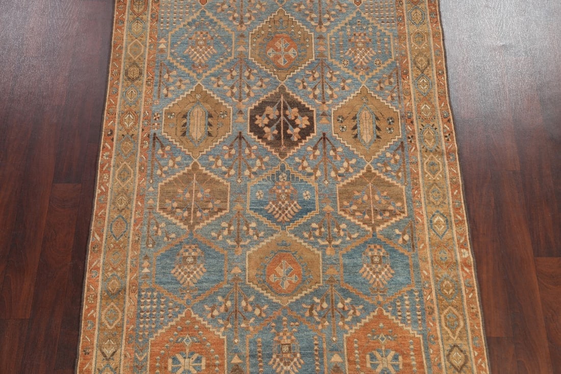Antique Vegetable Dye Bakhtiari Persian Rug 5x10 - 3