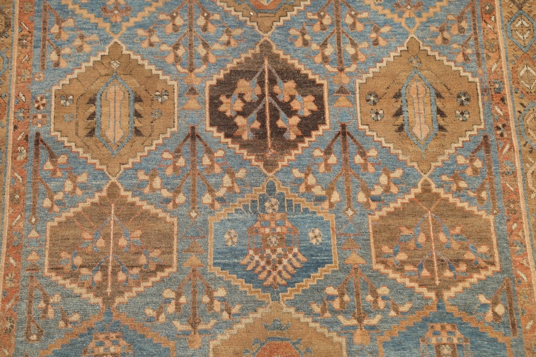 Antique Vegetable Dye Bakhtiari Persian Rug 5x10 - 4