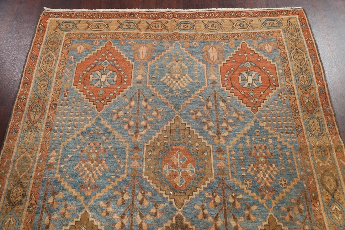 Antique Vegetable Dye Bakhtiari Persian Rug 5x10 - 9