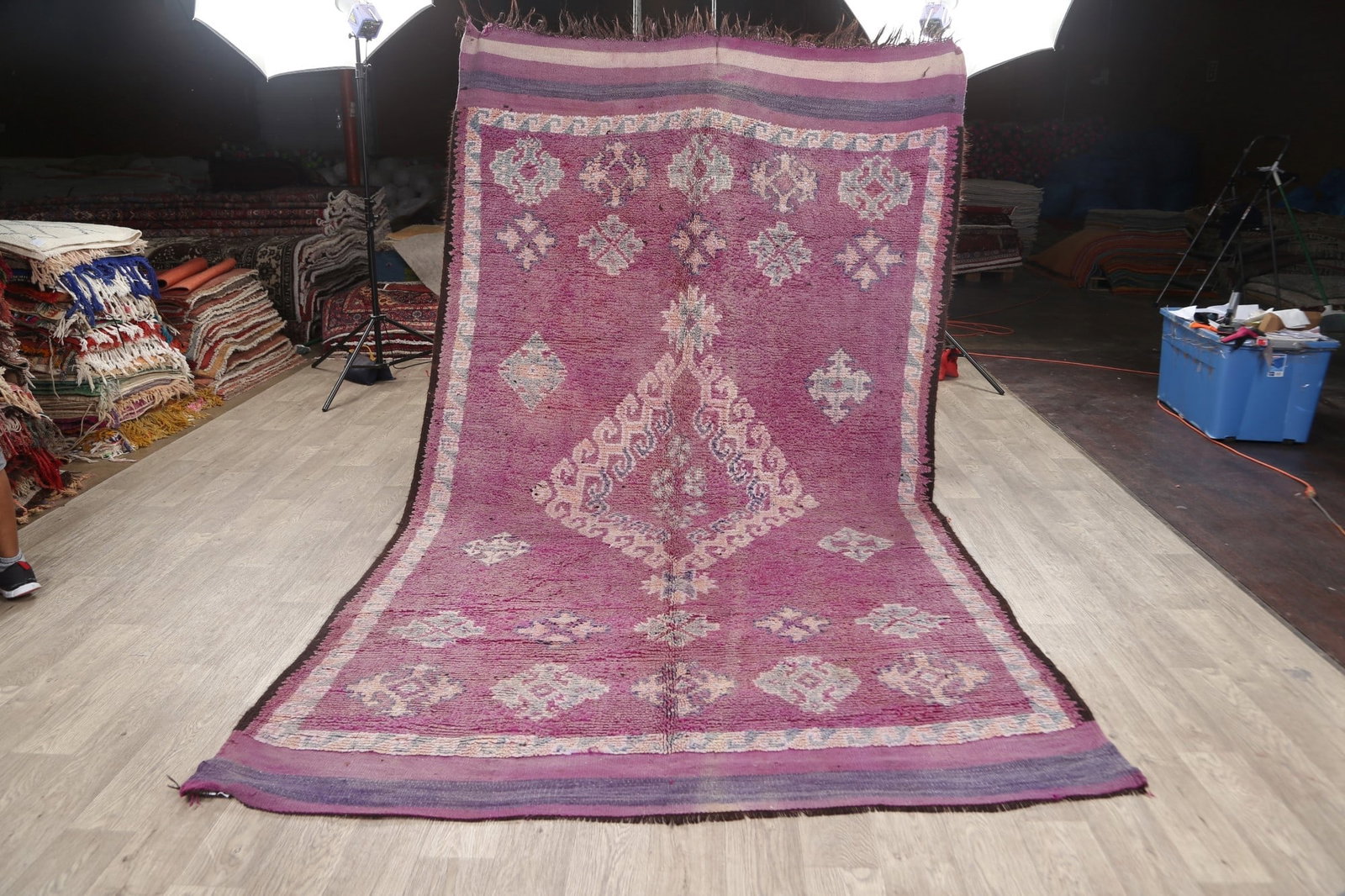 Antique Tribal Moroccan Oriental Area Rug 6x11 - 14