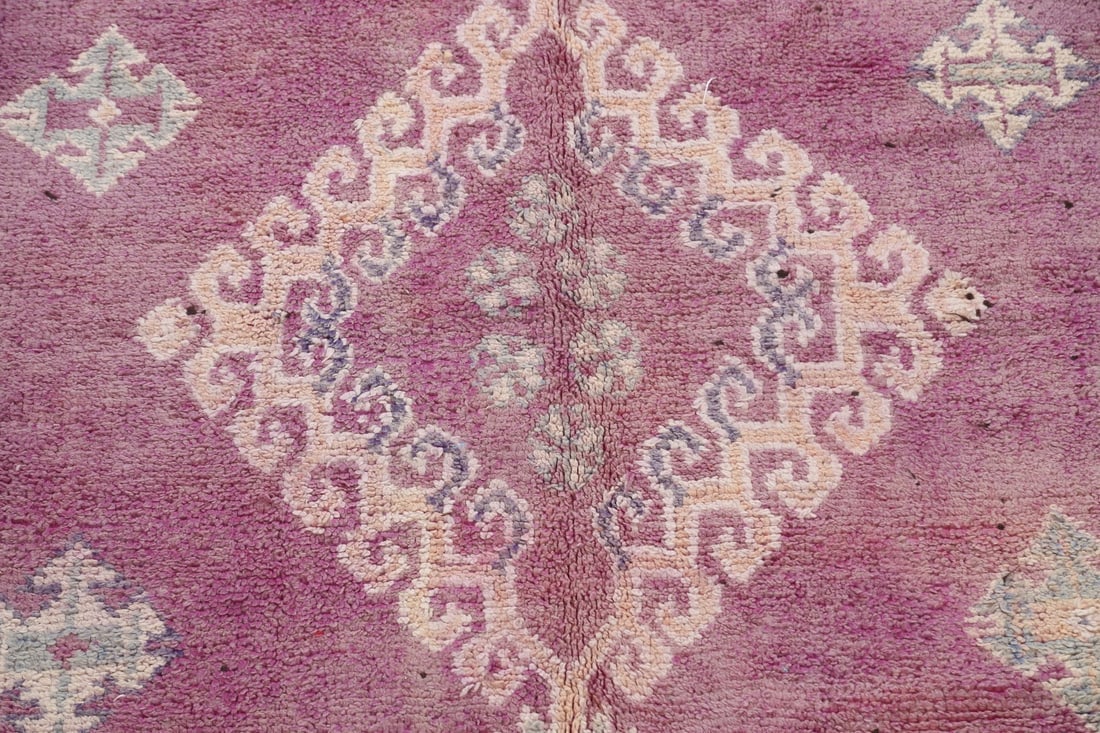 Antique Tribal Moroccan Oriental Area Rug 6x11 - 4