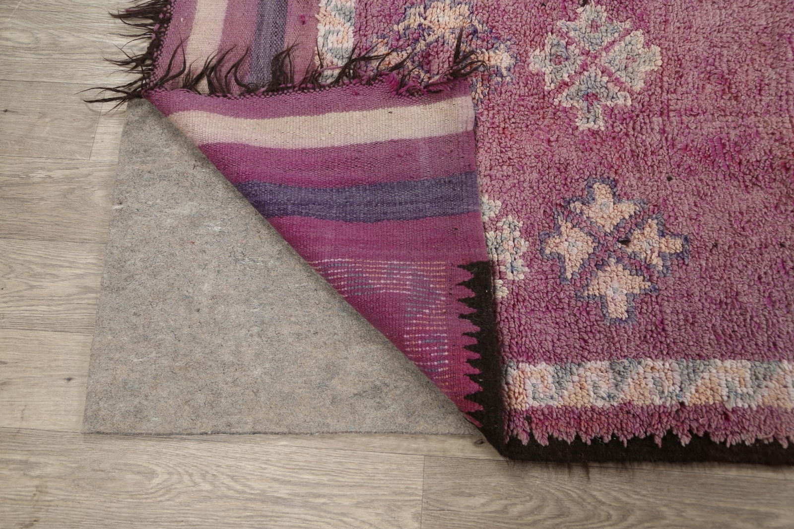 Antique Tribal Moroccan Oriental Area Rug 6x11 - 6