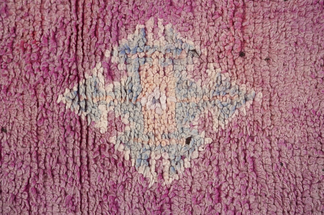 Antique Tribal Moroccan Oriental Area Rug 6x11 - 7