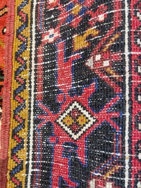Vintage Persian Heriz Rug-4225 - 8