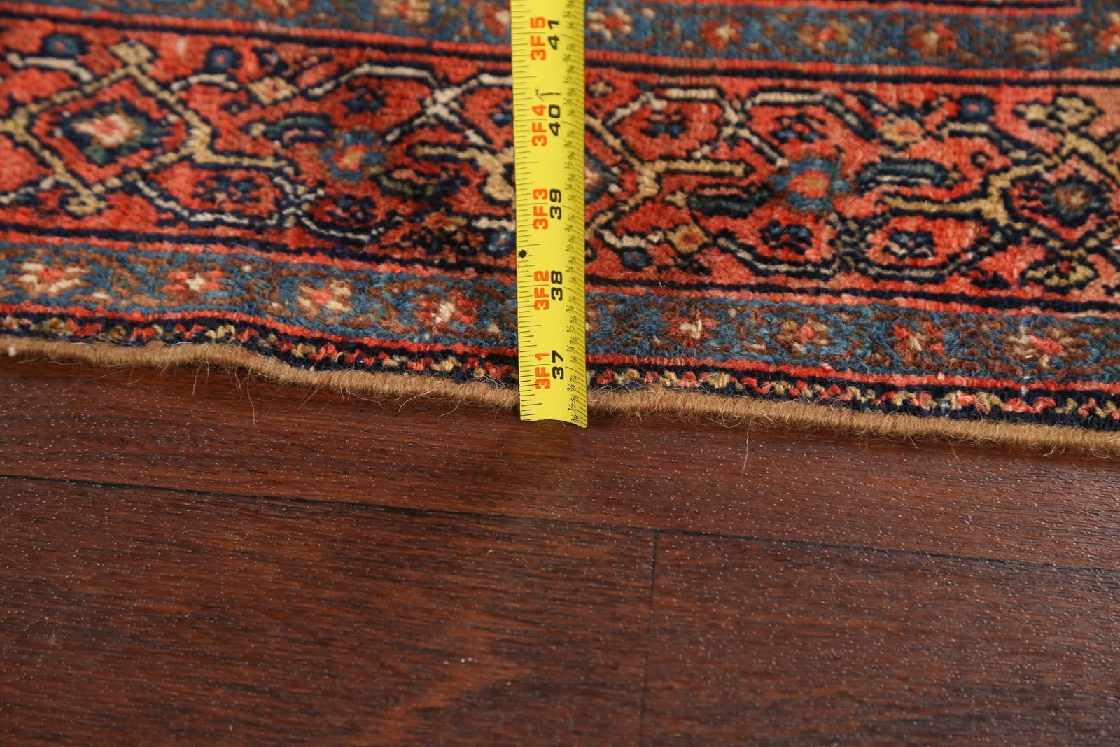 Pre-1900 Antique Vegetable Dye Senneh Persian Area Rug 4x6 - 18