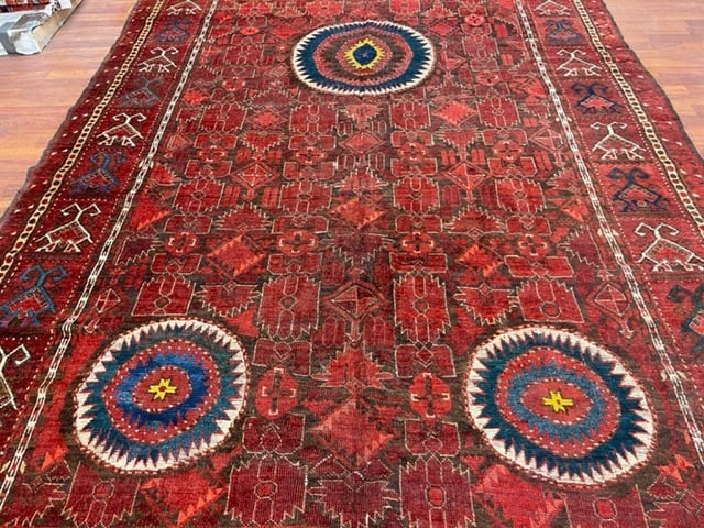 Antique Turkoman Ersari-Beshir Rug-2270 - 9