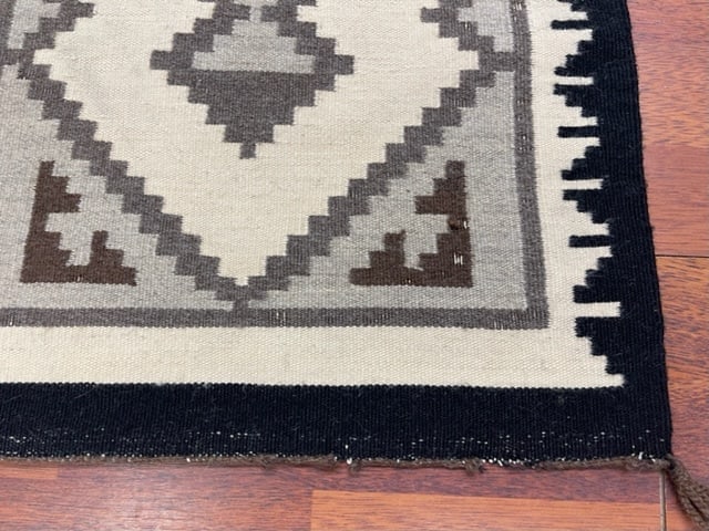 Antique American Native Navajo Rug-5266 - 4
