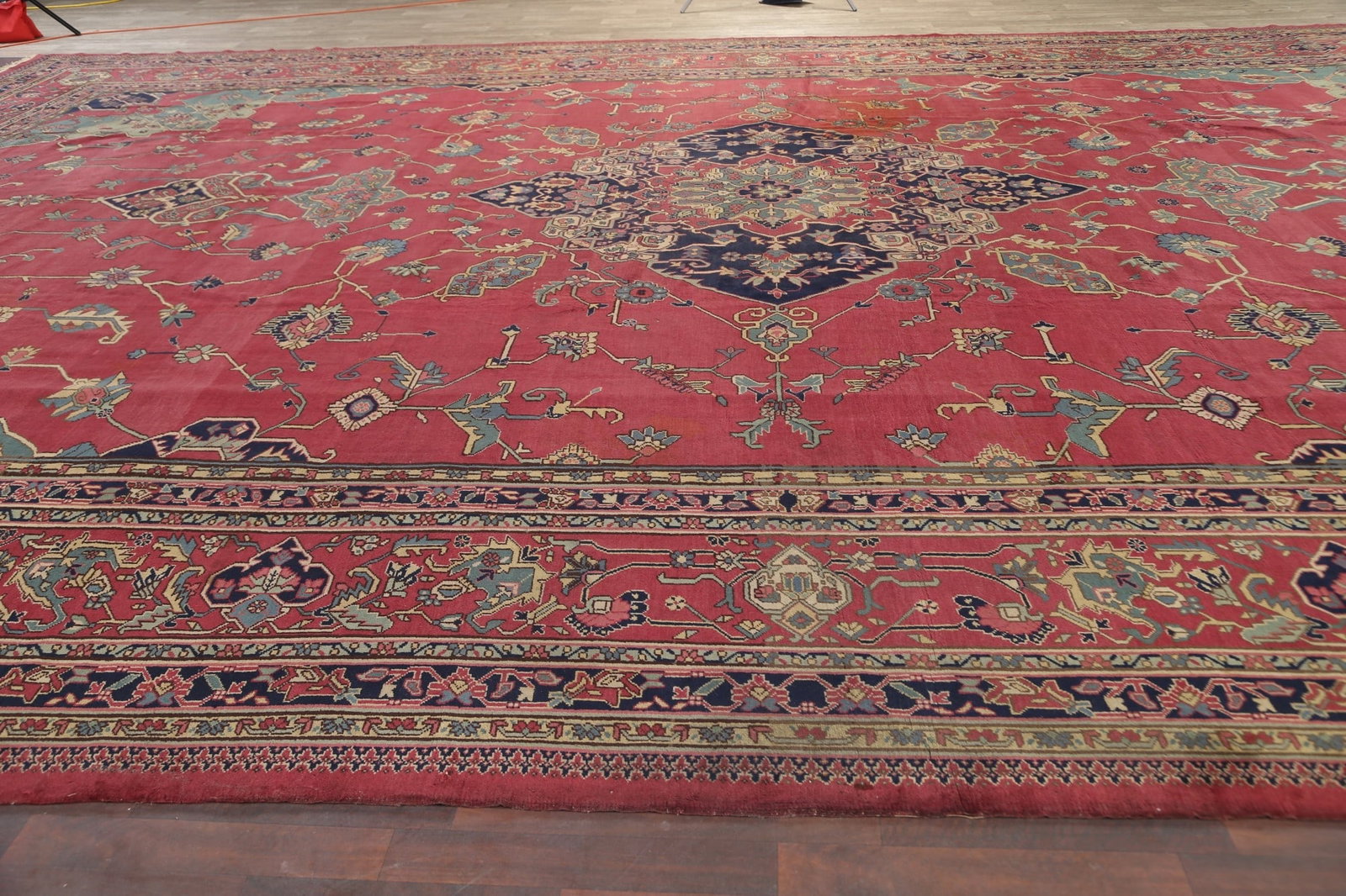 Antique Vegetable Dye Anatolian Oriental Area Rug 16x25 - 20