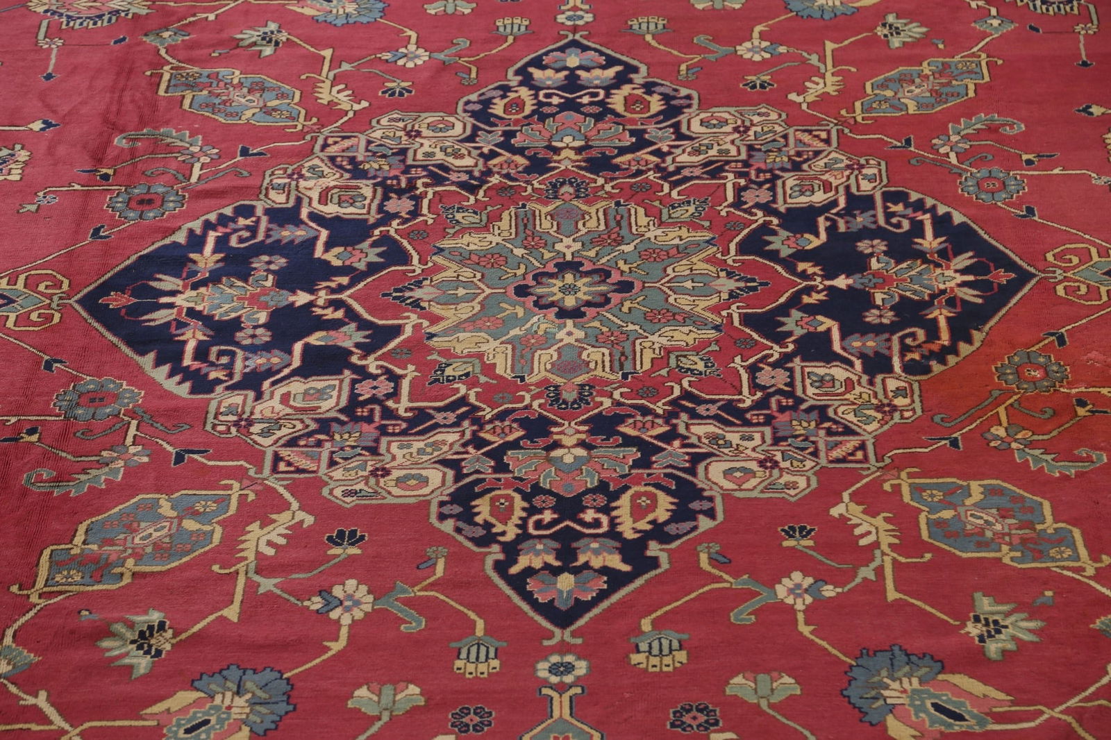 Antique Vegetable Dye Anatolian Oriental Area Rug 16x25 - 4