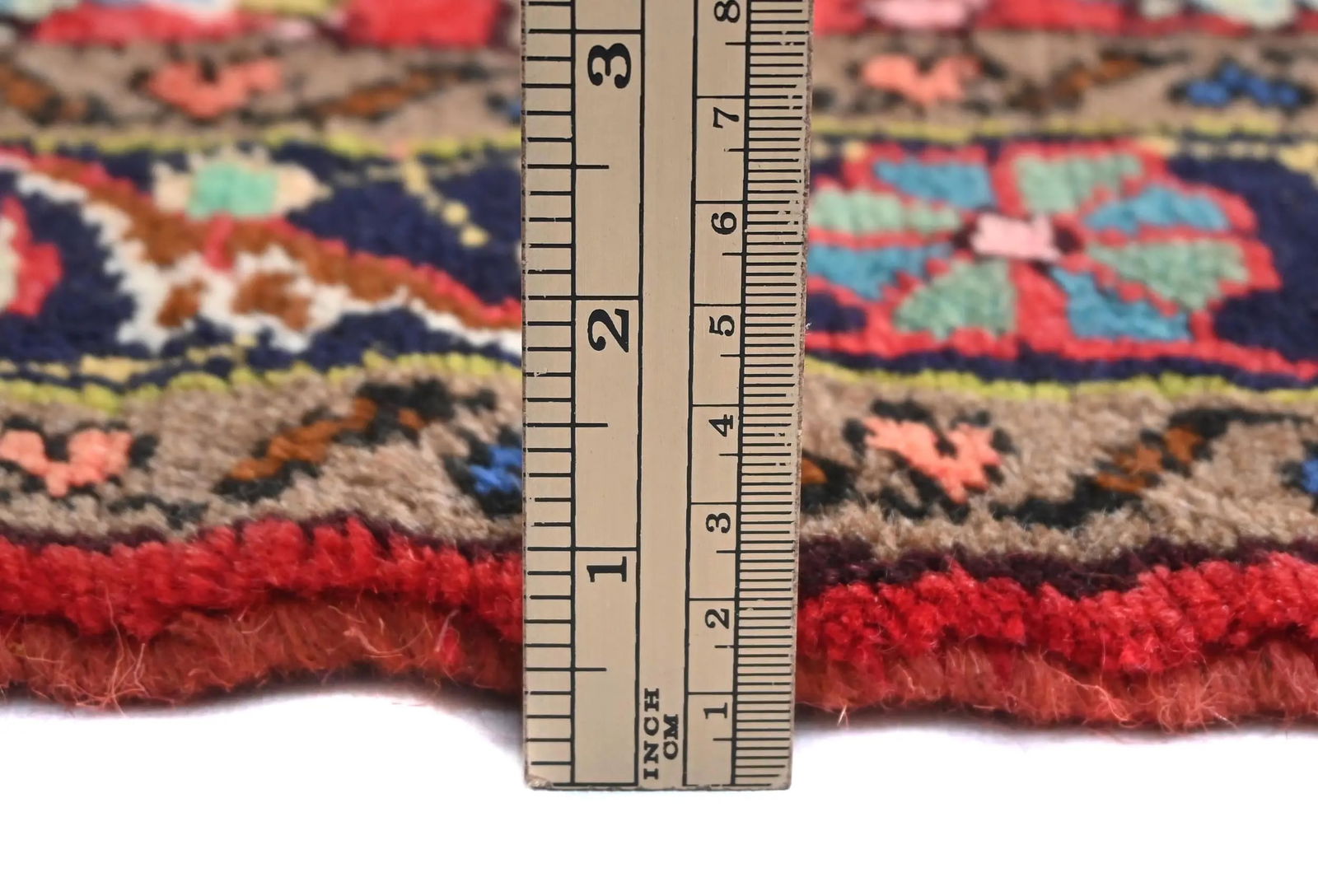 Vintage Red Tribal 2'4X6'3 Hamedan Persian Runner Rug - 9