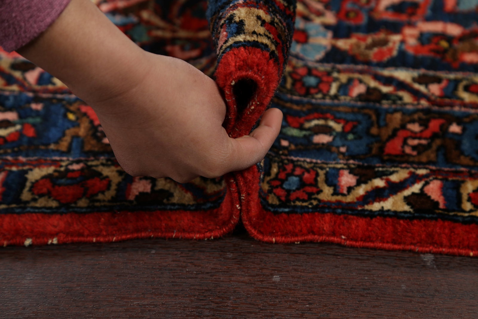 Antique 100% Vegetable Dye Bakhtiari Persian Area Rug 13x21 - 19