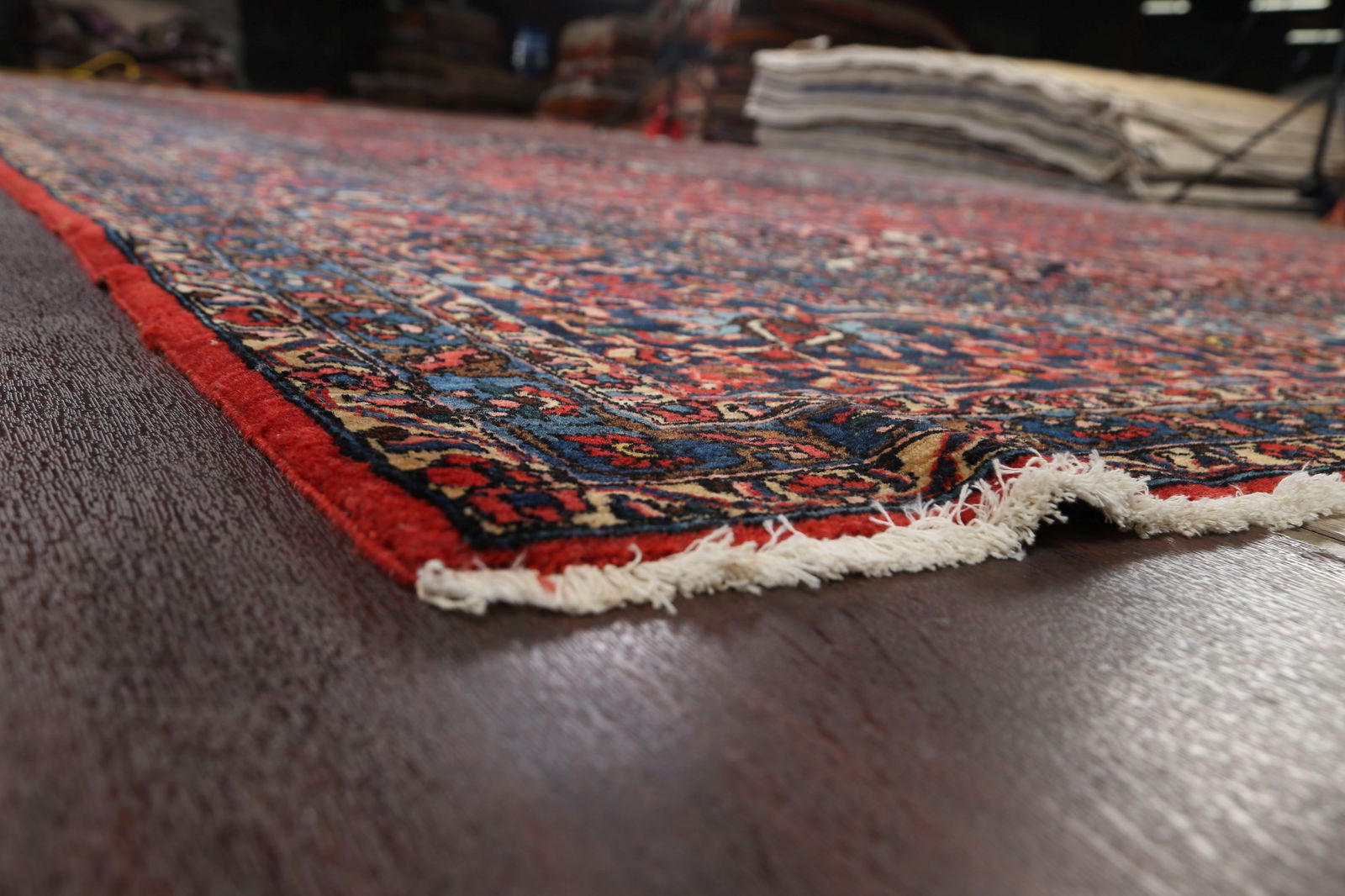 Antique 100% Vegetable Dye Bakhtiari Persian Area Rug 13x21 - 6