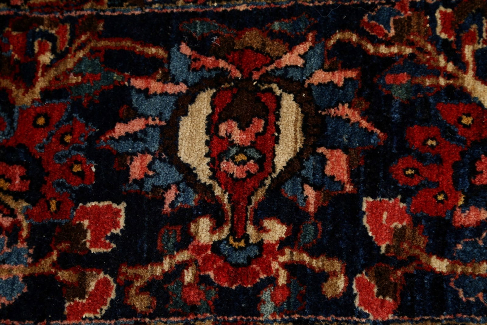 Antique 100% Vegetable Dye Bakhtiari Persian Area Rug 13x21 - 9