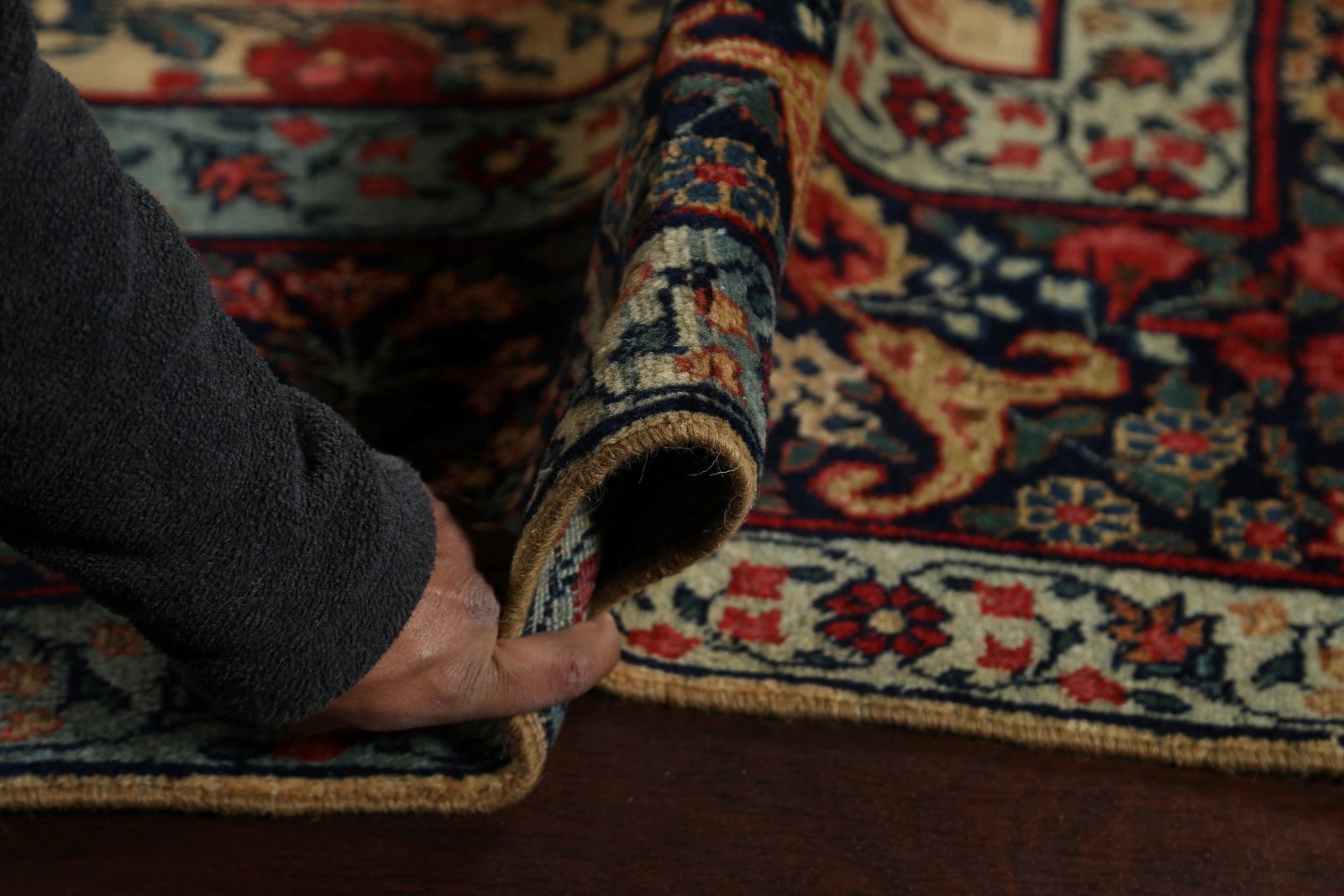 Pre-1900 Antique Vegetable Dye Tabriz Persian Area Rug 9x13 - 20